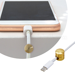 7 шт. двухцветные алюминиевые зажимы для укладки кабеля&nbsp;AJEW-FH0006-90