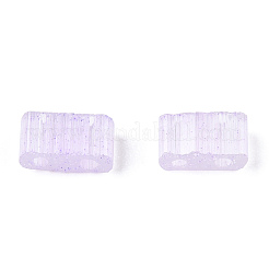 2 trous perles de rocaille de verre&nbsp;SEED-N006-001-A01
