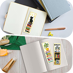 1 Beutel Lesezeichen Malen Nadelfilz-Set für Anfänger&nbsp;DIY-CP0013-36A
