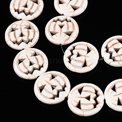 Синтетических нитей бирюзовые бусы UNKW-T001-B10-01