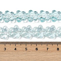 Прозрачные стеклянные бусины GLAA-H038-02C