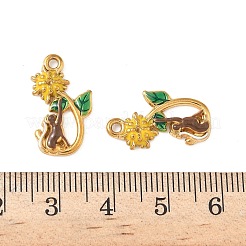 Подвески из нержавеющей стали 304 с эмалью&nbsp;STAS-I346-12G-02