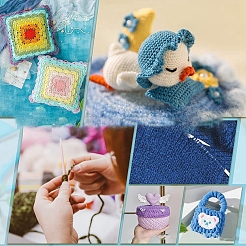 Квадратные деревянные вязальные спицы PW-WG42712-01