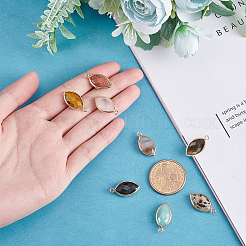 Подвески из натуральных и синтетических драгоценных камней в стиле 8 шт.&nbsp;G-AR0004-21