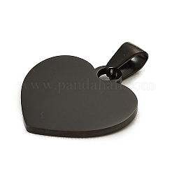 Pendentifs en acier inoxydable 304 pour la Saint-Valentin&nbsp;SA-E001-12EB
