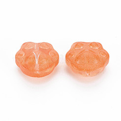 Прозрачная выпечка расписные стеклянные бусины GLAA-S190-021-A01