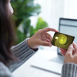 Прямоугольные пластиковые водонепроницаемые наклейки для карт из ПВХ DIY-WH0432-182