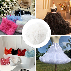 3 ярд плиссированной кружевной отделки из полиэстера OCOR-GF0003-99A-02