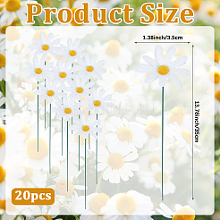 2 pezzo di tela artificiale di girasole decorativo da giardino&nbsp;DIY-CN0003-96