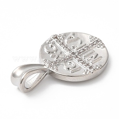 Стойки обшивки латунь микро проложить Циркон подвеску&nbsp;KK-R143-04P