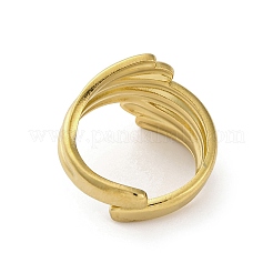 Anillos de puño abiertos de acero inoxidable 304 para mujer&nbsp;RJEW-K258-10G