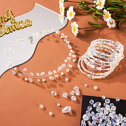 15 нитка 15 стиля прозрачные гальванические стеклянные бусины нити EGLA-TA0001-13