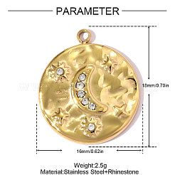 Подвески из текстурированной нержавеющей стали 304&nbsp;STAS-OY008-22G