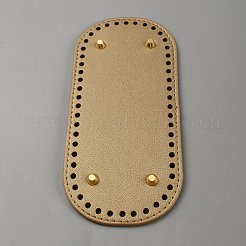 Овальные сумки из искусственной кожи для вязания крючком для ногтевого ложа PURS-WH0001-62A