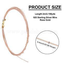 925 Sterling Silberdraht&nbsp;FIND-PH0008-40RG