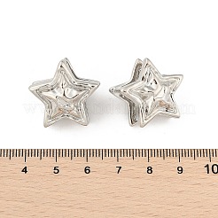 Латунь обруч серьги для женщин&nbsp;EJEW-U041-08P