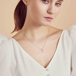 40 шт. 2 стиля ожерелья из нержавеющей стали 304 с цепочкой NJEW-BBC0001-42