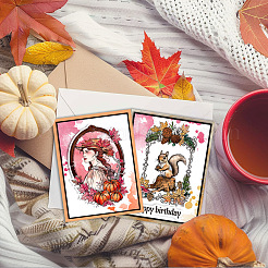 Прозрачные штампы из ПВХ с летней тематикой DIY-WH0631-0327