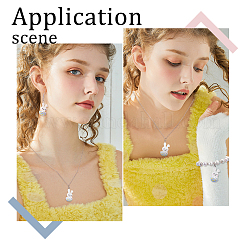 50 шт. подвески из непрозрачной смолы на пасхальную тематику RESI-DC0001-03