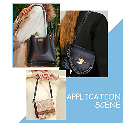 2 шт. 2 стильных акриловых кабельных цепочных ручек для сумок&nbsp;AJEW-WR0001-70