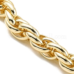 Ионное покрытие (ip) 304 нержавеющая сталь веревка цепочка браслеты BJEW-D030-09G