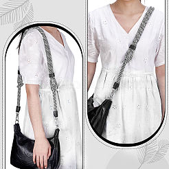 Ремни для сумок из полосатого нейлонового круглого шнура&nbsp;AJEW-WH0348-822