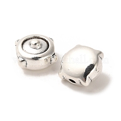 Сплавочные овальные бусины тибетского стиля  FIND-C043-048AS