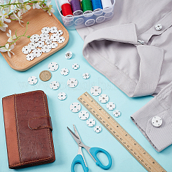 24 пара кнопок из цинкового сплава 4 стилей FIND-FG0004-96P