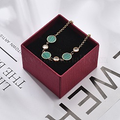 Браслеты из нержавеющей стали 304 с ионным покрытием (IP)&nbsp;BJEW-P345-10G-04