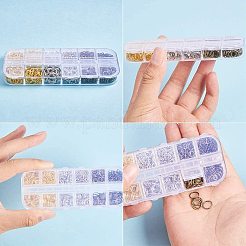 Открытые прыжковые кольца латунные прыжковые кольца KK-PH0034-93