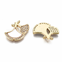 Латунные соединители с прозрачным кубическим цирконием KK-T056-102G-NF