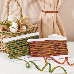 2 карточка 2 цвета рождественская полиэстеровая сороконожка кружевная лента OCOR-FH0001-20