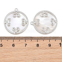 Anhänger aus Messing und natürlichen Muscheln&nbsp;SH-CBA7BFE-02A-P