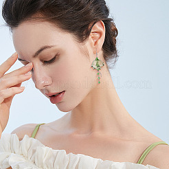 Латунь болтающиеся серьги&nbsp;EJEW-TAC00022