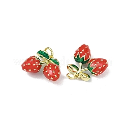 Латунь эмаль подвески&nbsp;KK-H072-18G-14