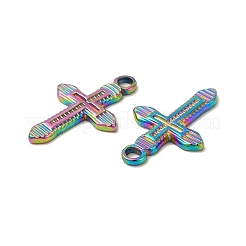 Pendentifs en acier inoxydable 304 avec placage ionique (IP)&nbsp;STAS-I671-06MC