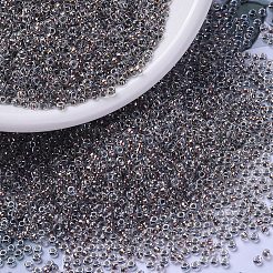 MIYUKIラウンドロカイユビーズ  日本製シードビーズ  11/0  （rr3202)魔法銅赤裏地クリスタル  2x1.3mm  穴：0.8mm  約50000個/ポンド&nbsp;SEED-G007-RR3202