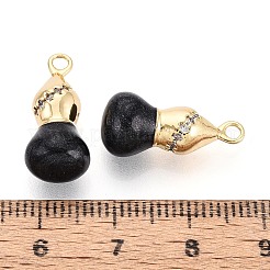 Messing micro pave klare zirkonia anhänger&nbsp;KK-N287-16G-03