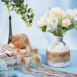 Волнистая кружевная отделка из полиэстера OCOR-WH0070-14B