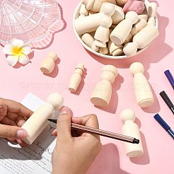 29 шт. 29 стиля незаконченная деревянная кукла схима&nbsp;WOOD-CJ0002-53