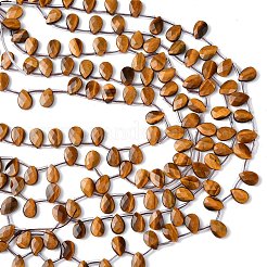 Natürlichen Tigerauge Perlen Stränge&nbsp;G-L654-K03-01