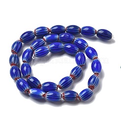 Ручной работы millefiori стеклянные бусины нитки&nbsp;LAMP-F035-12N