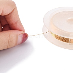 Круглая медная проволока для изготовления ювелирных изделий CWIR-WH0001-0.3mm-05-1