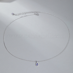 Модное серебряное ожерелье с кулоном от сглаза из циркона для женщин CK8149