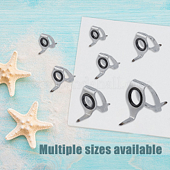 7 шт. 5-х стильное направляющее кольцо для удочки из нержавеющей стали FIND-FH0006-70