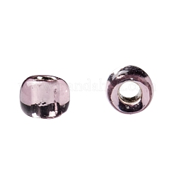 TOHOラウンドシードビーズ  日本製シードビーズ  （シルバーの裏地付きライトアメジスト26)個  11/0  2.2mm  穴：0.8mm  約1110PCS /ボトル  10 G /ボトル&nbsp;SEED-JPTR11-0026