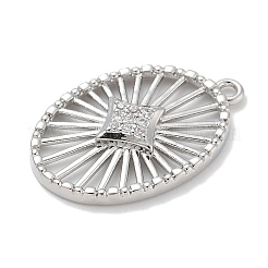 Стойки обшивки латунь микро проложить Циркон подвеску&nbsp;KK-L224-043P