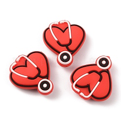 Больничная тема пищевой экологически чистый силиконовый бисер&nbsp;LS-SIL-WH0002-37B