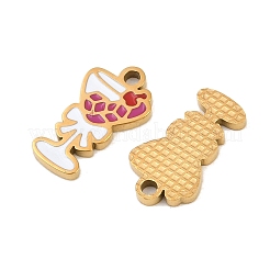 Pendentifs en acier inoxydable 304 émaillés&nbsp;SA-CBAA937-09B-G