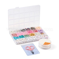 Kit fai da te per la creazione di braccialetti in argilla polimerica&nbsp;DIY-FS0002-29